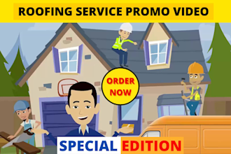 do roofing service, roof replacement, roofer video ads