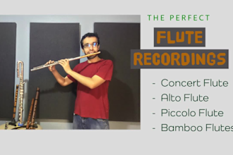 record professional flute tracks scored or improvised