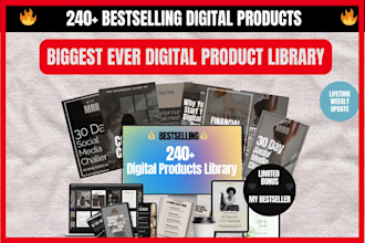 240 digital products bundle master resell rights private label rights etsy dfy