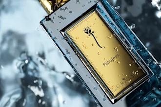 create luxurious 3d perfume animation and 3d fragrance product video