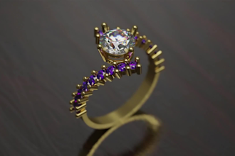 create 3d cad jewelry design for 3d printing