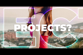 make a youtube intro outro animation