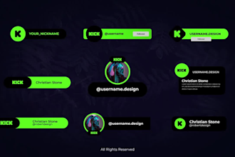 create premium kick popup animations for your game stream