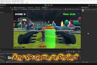 do professional meta quest VR game development in unity
