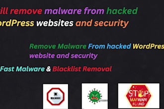 remove malware from hacked wordpress websites and security