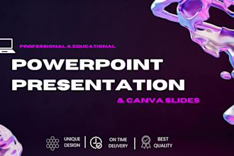 create a stunning powerpoint and canva presentation design