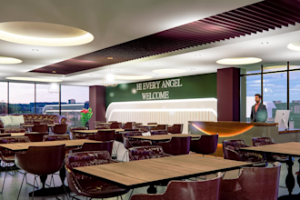 create photorealistic 3d restaurant or cafe interior design and rendering