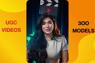 be your ugc video with 300 arabic models and spokespersons