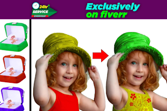 photo color change, product color change, and color replacement in 1 day