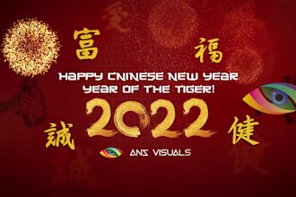 do a happy chinese new year 2024 greetings opener video