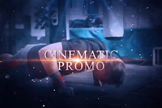 create dynamic cinematic promo teaser trailer video