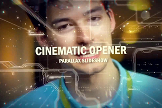 do a cinematic opener,intro,promo video for your business