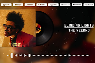 make youtube and instagram music visualizer