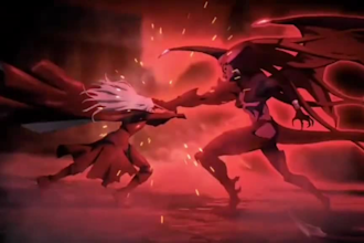 design 2d anime character, 2d anime fighting scene, 2d music video animation