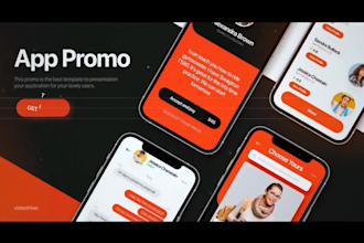 make mobile app ad promo with voice over