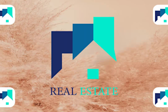 design timeless real estate, realtor, property, and construction company logo