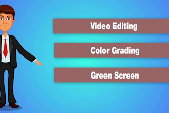 do professional video editing and post production