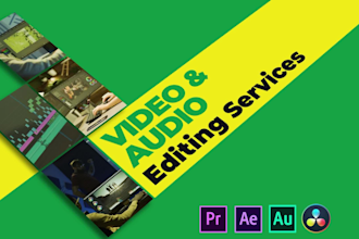do professional video and audio editing within 12 hrs