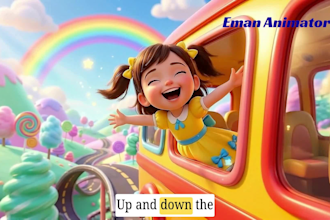 create ai animated stories, 3d cartoon for kids, ai video art