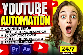 setup youtube automation channel business and create cash cow videos