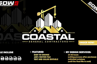 design best real estate logo for you as your vison