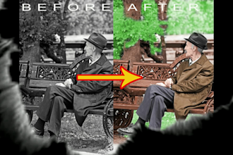 professionally repair or restore old photos