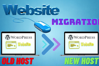 transfer your website from old host to new host