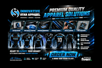 design and manufacture custom sportswear, jerseys and apparel