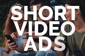 create video ads commercials, product promo and short video ads