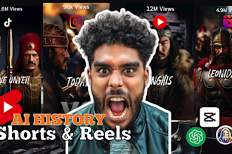 edit motivational reels with cinematic visuals and music