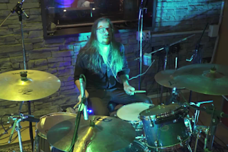be your pro session drummer on hard rock,metal, rock, pop, with acoustic drums