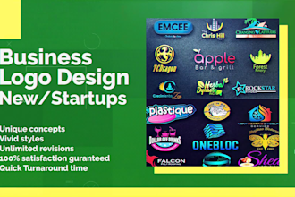 do logo creation and brand identity for your company or business