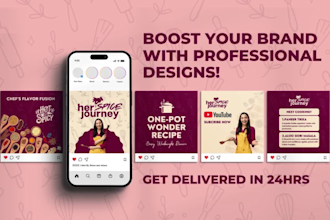 create engaging social media posts and instagram ads for you