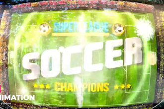 make a soccer logo football intro and sports intro outro video animation