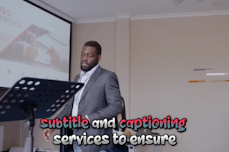enhance your video with synchronised subtitles and captions