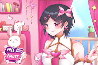 draw your anime character, pfp, fanart, oc, vtuber character in anime style