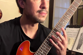 record tasteful jazz guitar for your track studio quality