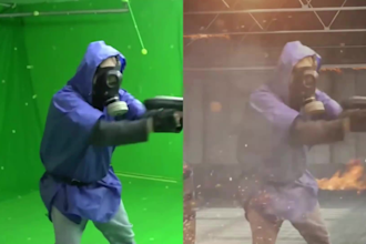 remove or replace green screen background in videos