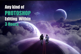 do photoshop editing, image compositing, photo editing