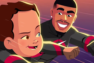 create 2d cartoon animation, 2d music video 2d animated short film, anime video