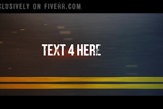 create a road trailer promo video
