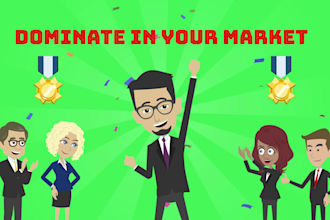 create 2d animated marketing video