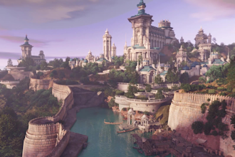 do 3d environment game level design animation background 3d model metaverse map