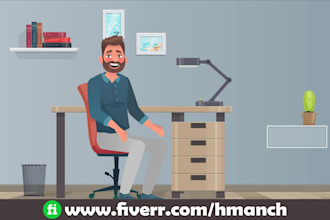 create 2d animated explainer video for business and sales