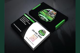 design junk removal, pressure washing and cleaning business card