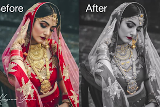 turn your photo black and white with stunning color splash effect