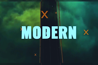 do modern logo animation, youtube intro and outro video