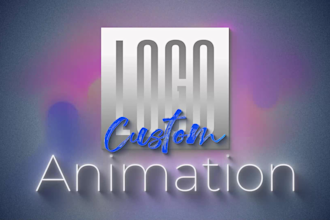 create a clean corporate logo animation