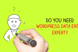 do wordpress content and blog post, add products