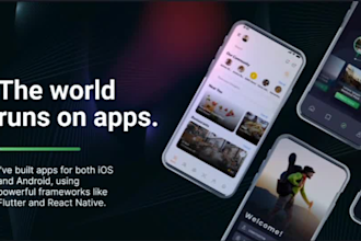 provide expert hybrid mobile app development android, ios, flutter, and react
